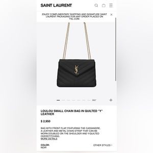 YSL Lou lou handbag